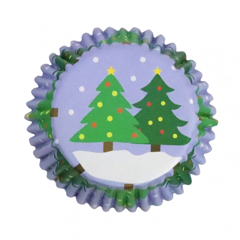 PME Christmas Trees Foil Lined Cupcake Cases x 30