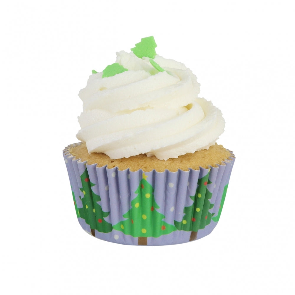 PME Christmas Trees Foil Lined Cupcake Cases x 30