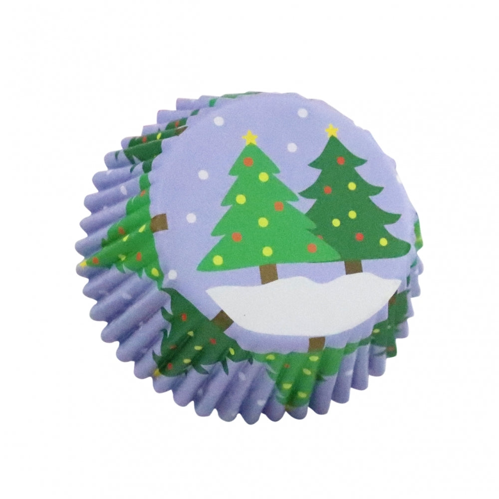 PME Christmas Trees Foil Lined Cupcake Cases x 30
