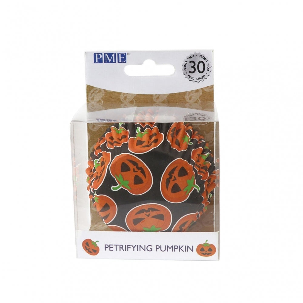PME Petrifying Pumpkin Foil Lined Cupcake Cases x 30