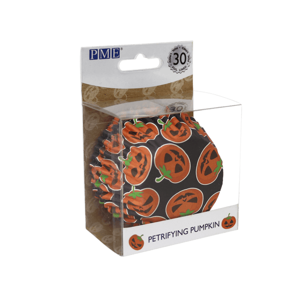 PME Petrifying Pumpkin Foil Lined Cupcake Cases x 30
