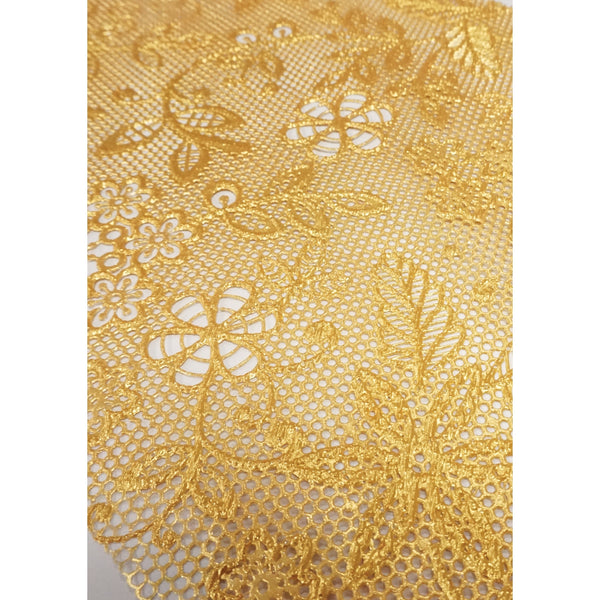Cake Lace Gold Pearlised Pre-Mixed