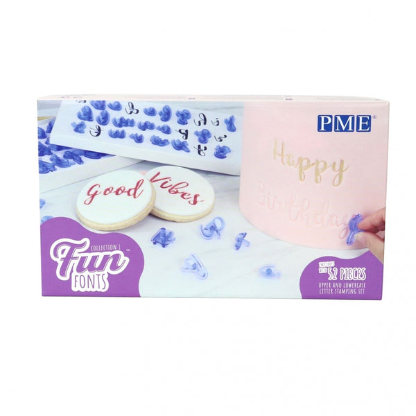 PME Fun Fonts Embossing Collection - Letters