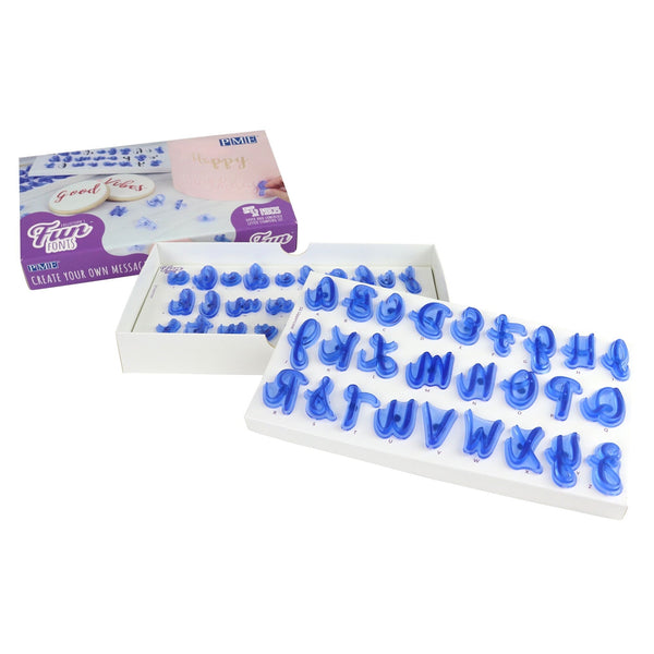 PME Fun Fonts Embossing Collection - Letters