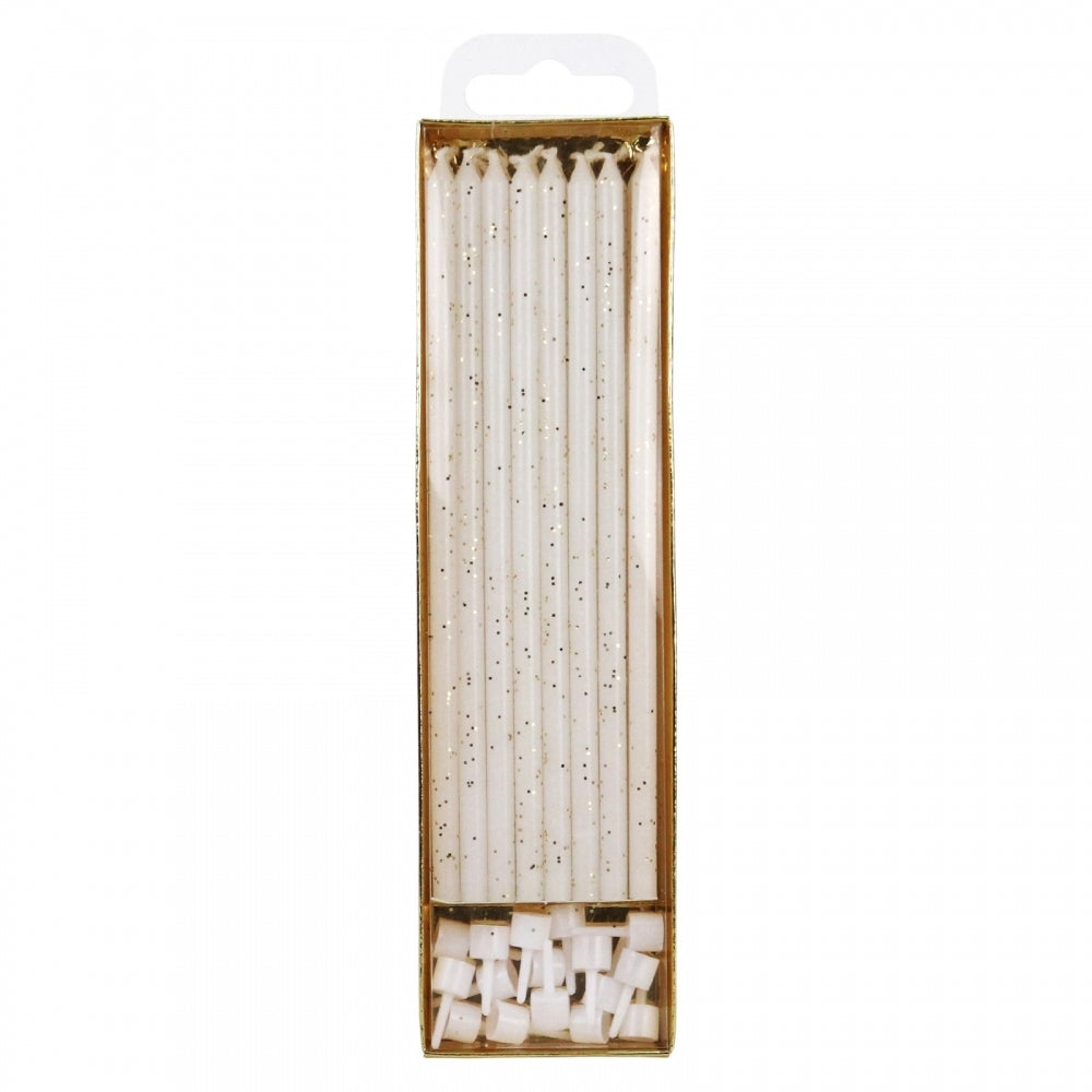 PME Extra Tall Candles x 16 - Glitter