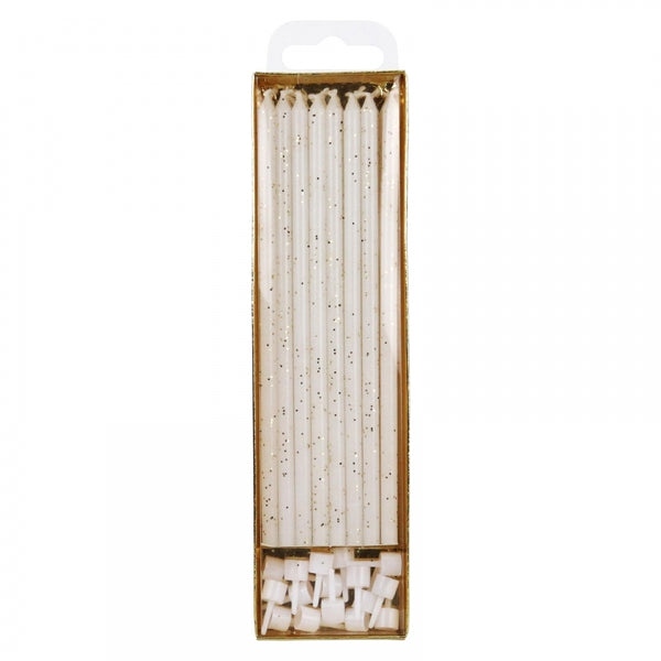 PME Extra Tall Candles x 16 - Glitter