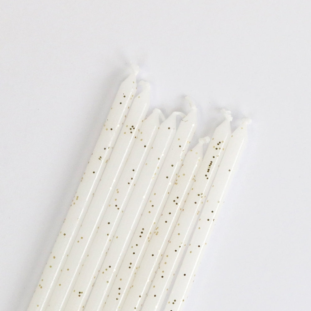 PME Extra Tall Candles x 16 - Glitter