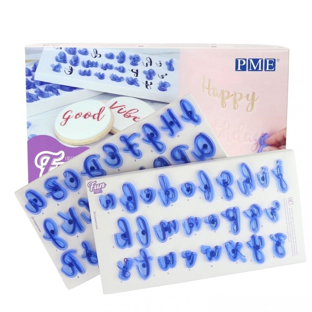PME Fun Fonts Embossing Collection - Letters