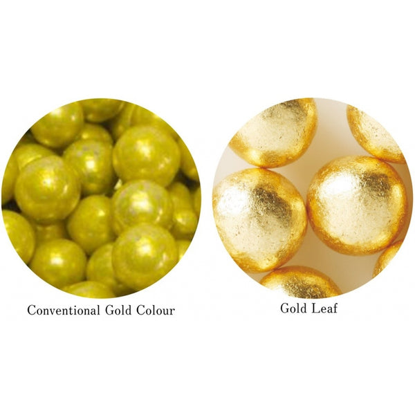 Original Artisan Gold Gold Leaf Arazan Sugar Pearls 2.5g