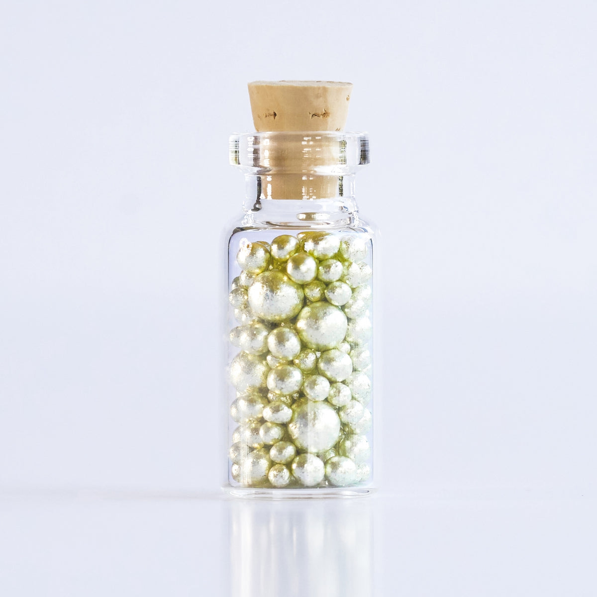 Original Artisan Gold Gold Leaf Arazan Sugar Pearls 2.5g - Champagne Gold