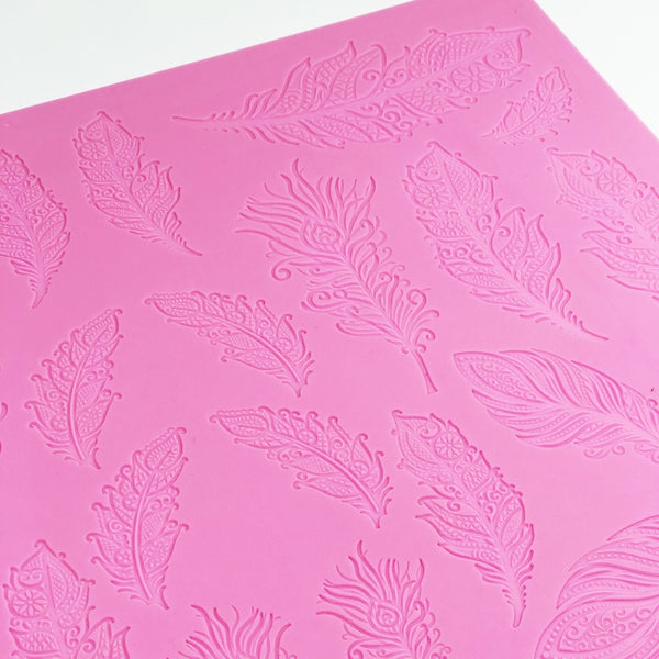 Cake Lace Feathers - 3D Large Lace Mat
