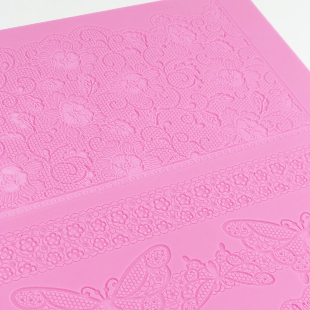 Cake Lace Pretty Paisley - 3D Large Cake Lace Mat