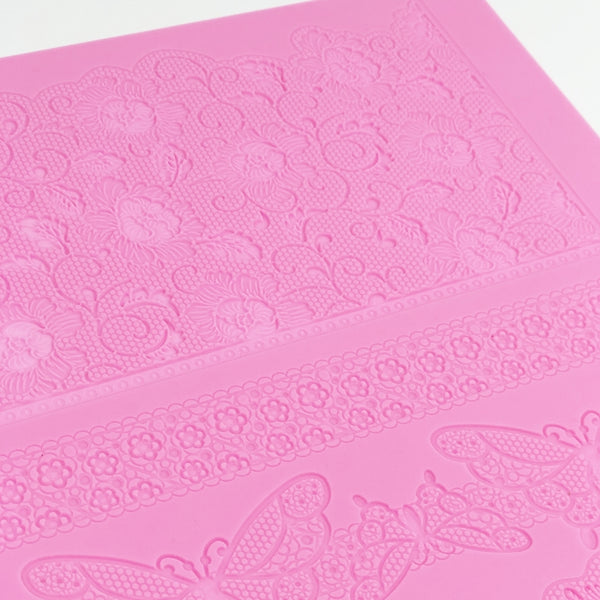 Cake Lace Pretty Paisley - 3D Large Cake Lace Mat