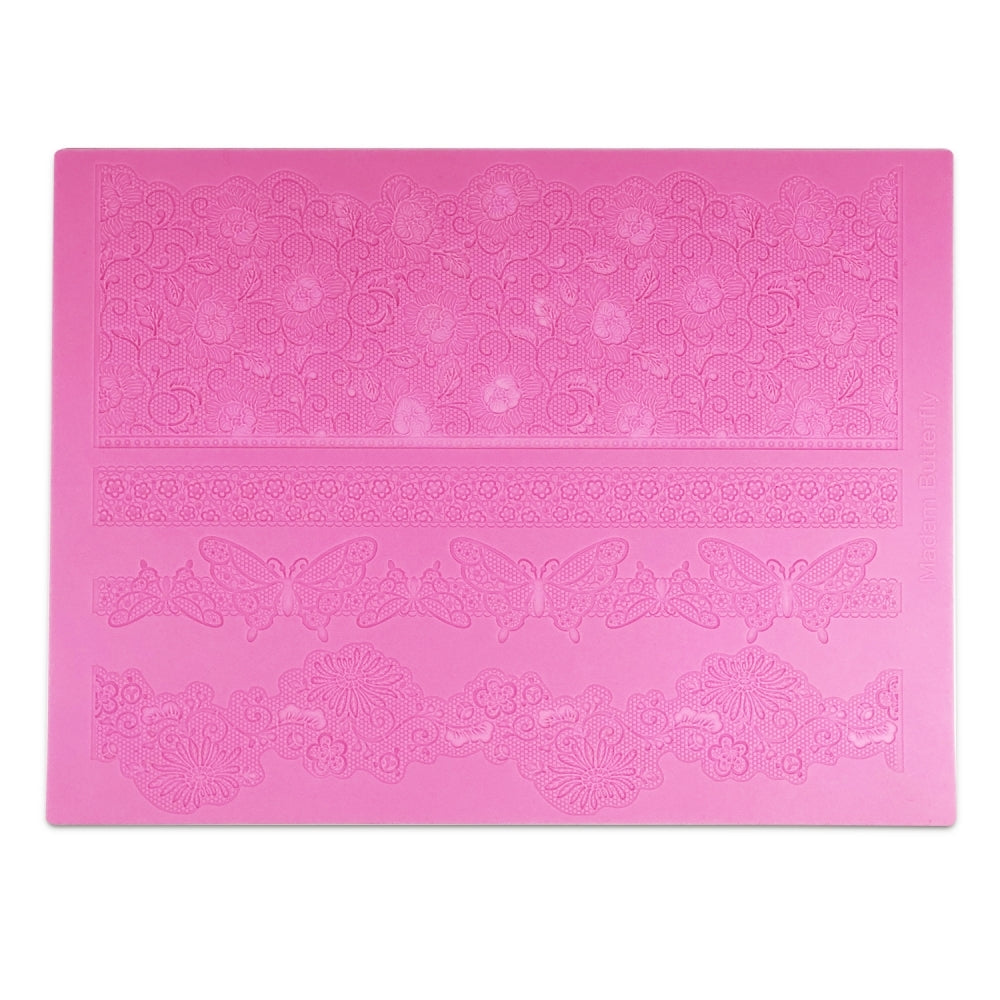 Cake Lace Madame Butterfly - 3D Large Lace Mat