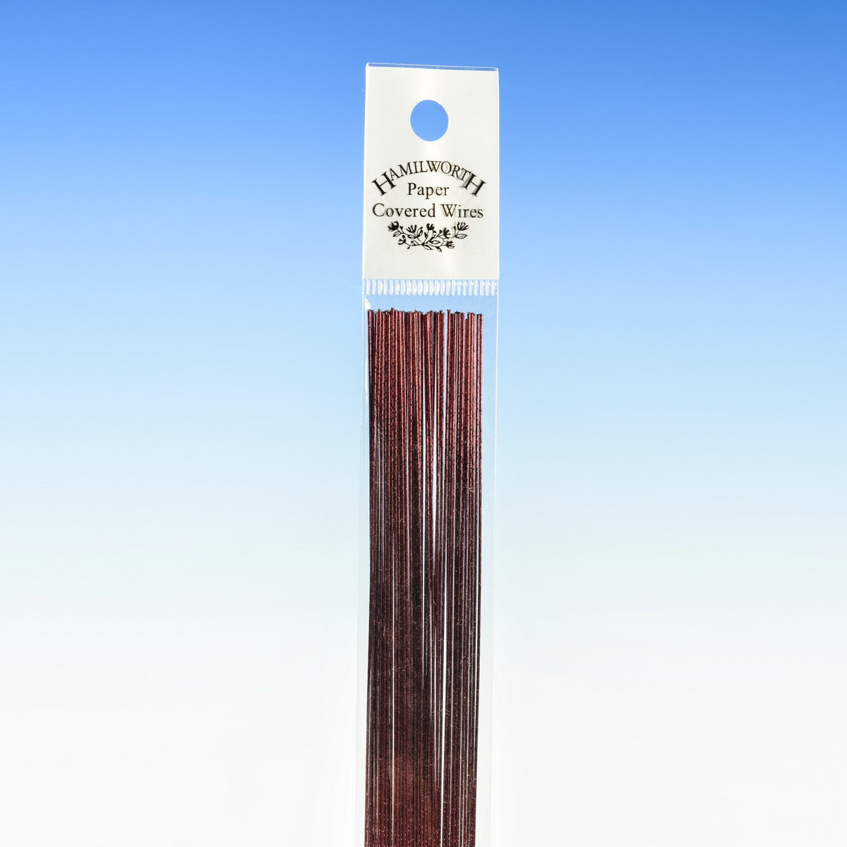 Hamilworth 24 Gauge - Metallic Dark Red Florist Wire x 50