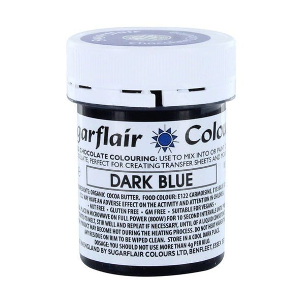 Sugarflair Chocolate Colouring 35g - Dark Blue