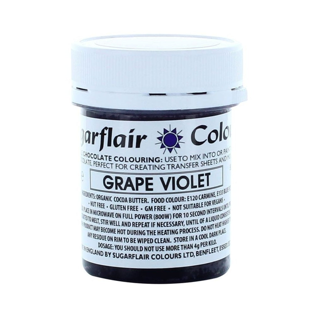 Sugarflair Chocolate Colouring 35g - Grape Violet