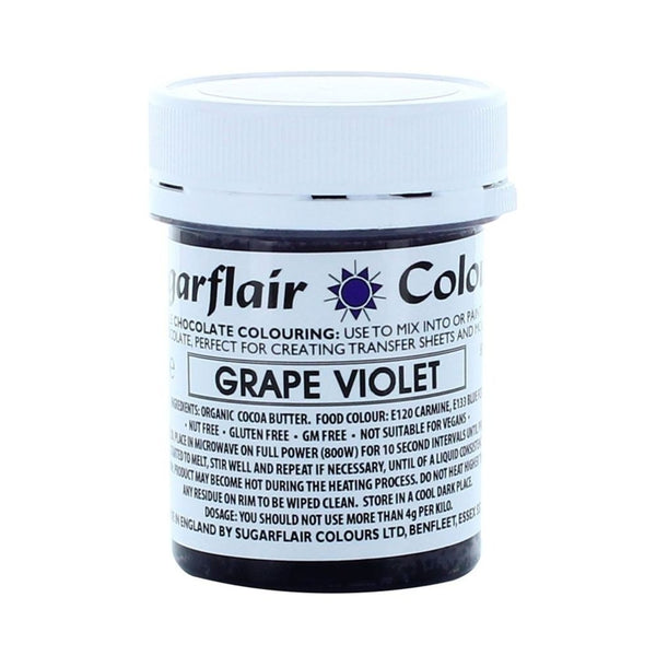 Sugarflair Chocolate Colouring 35g - Grape Violet