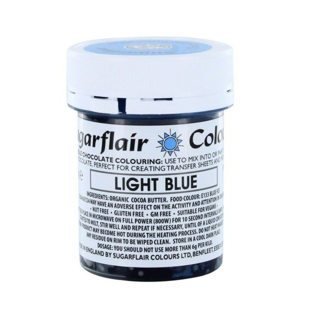 Sugarflair Chocolate Colouring 35g - Light Blue