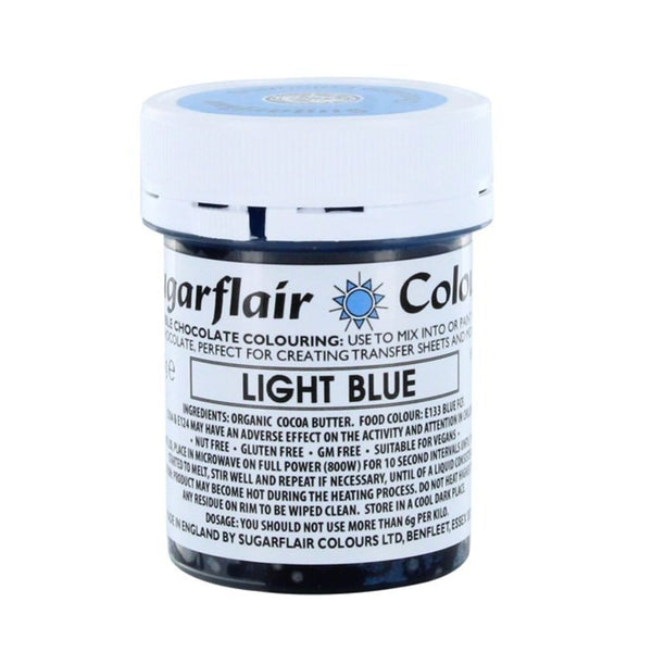 Sugarflair Chocolate Colouring 35g - Light Blue
