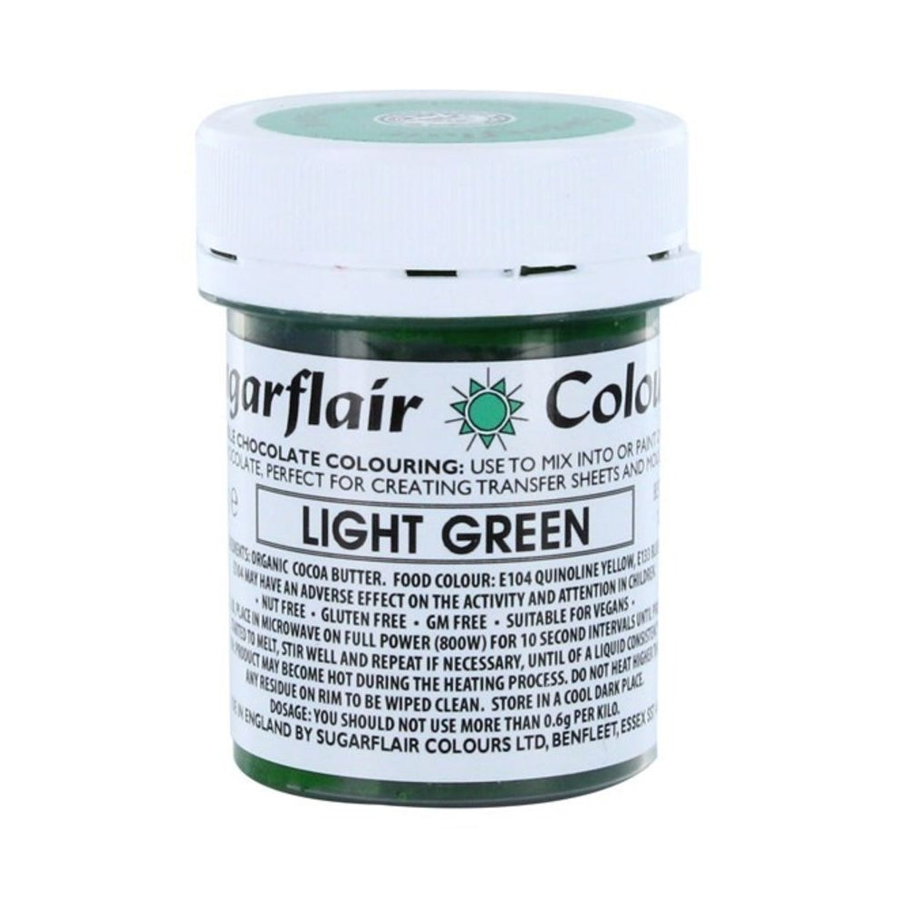 Sugarflair Chocolate Colouring 35g - Light Green