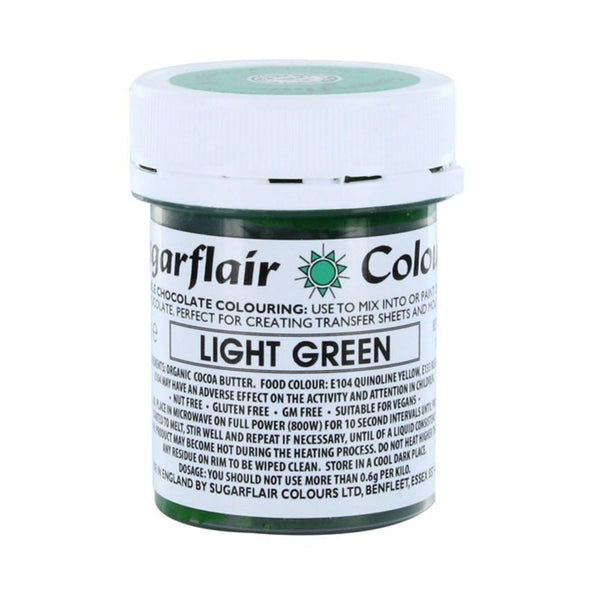 Sugarflair Chocolate Colouring 35g - Light Green