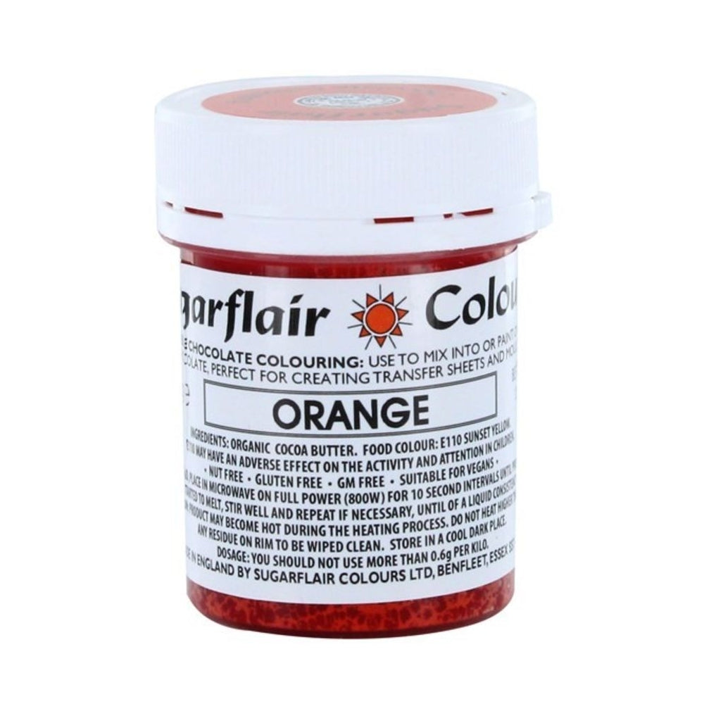 Sugarflair Chocolate Colouring 35g - Orange