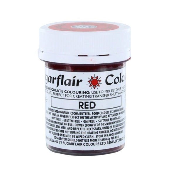 Sugarflair Chocolate Colouring 35g - Red