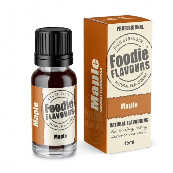 Foodie Flavours Maple - Natural Food Flavouring 15ml