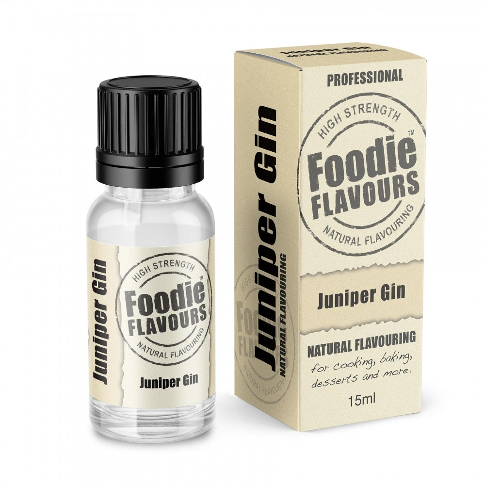 Foodie Flavours Juniper Gin - Natural Food Flavouring 15ml