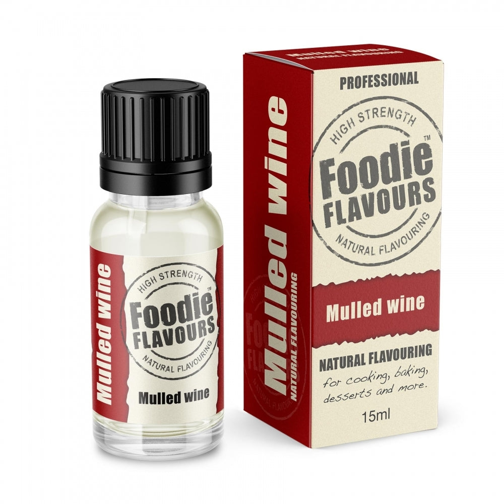 Foodie Flavours Mulled Wine - Natural Food Flavouring 15ml - Foodie Flavours