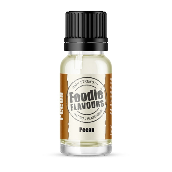 Foodie Flavours Pecan - Natural Food Flavouring 15ml