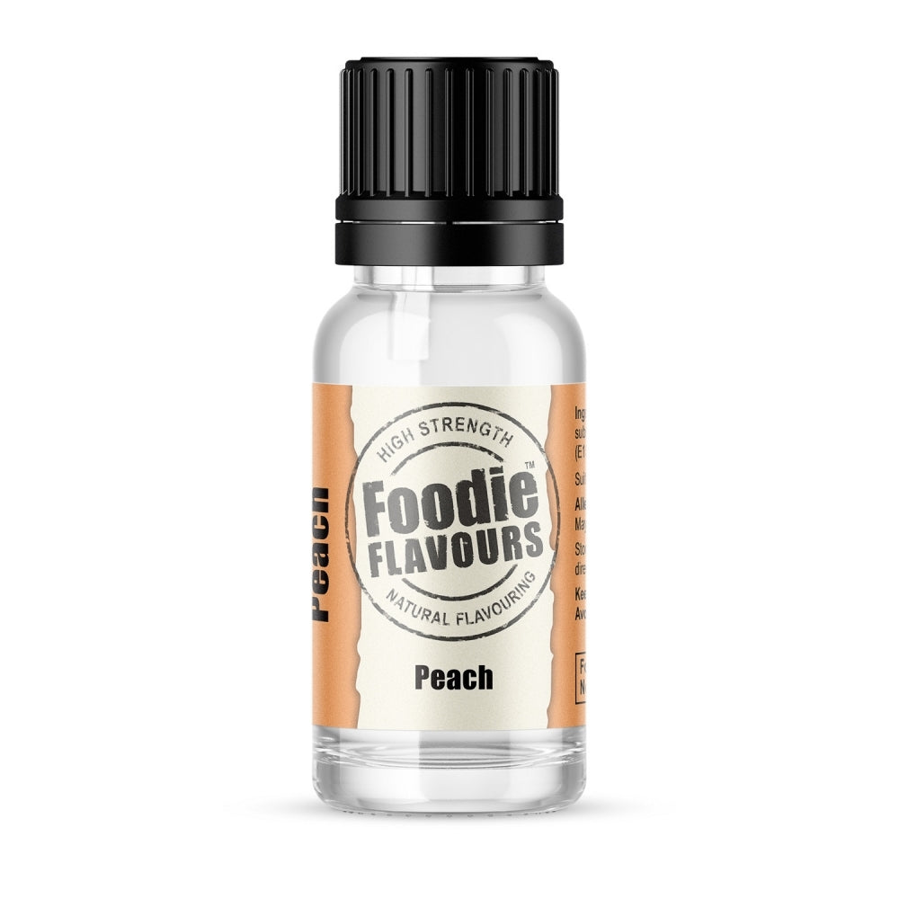Foodie Flavours Peach - Natural Food Flavouring 15ml - Foodie Flavours