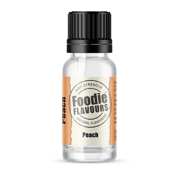 Foodie Flavours Peach - Natural Food Flavouring 15ml - Foodie Flavours