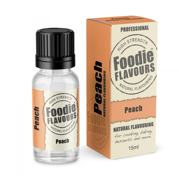 Foodie Flavours Peach - Natural Food Flavouring 15ml - Foodie Flavours