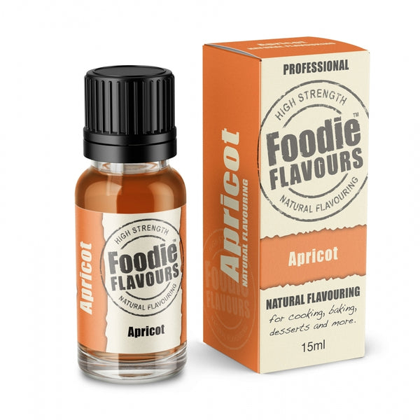 Foodie Flavours Apricot - Natural Food Flavouring 15ml - Foodie Flavours