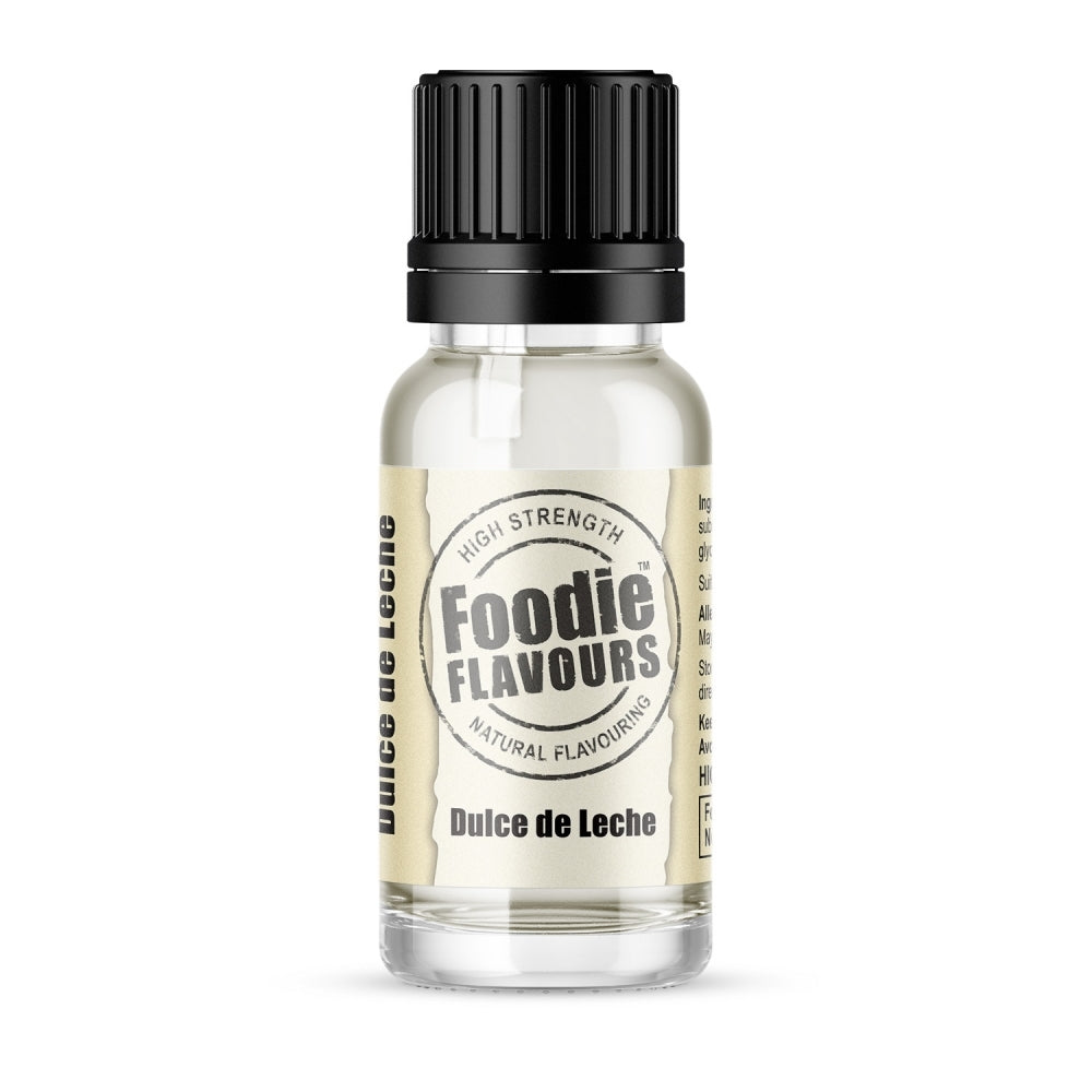 Foodie Flavours Dulce De Leche - Natural Food Flavouring 15ml - Foodie Flavours