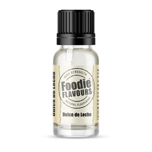 Foodie Flavours Dulce De Leche - Natural Food Flavouring 15ml - Foodie Flavours