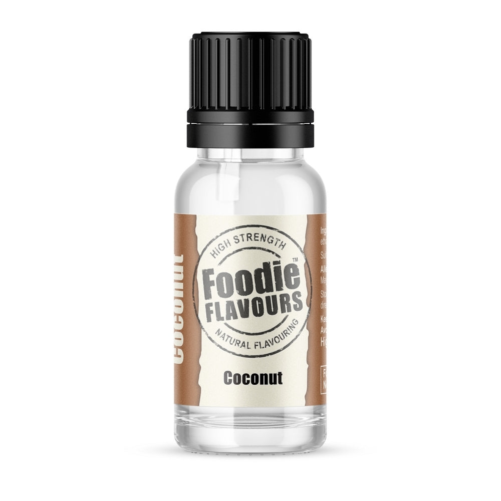 Foodie Flavours Coconut - Natural Food Flavouring 15ml