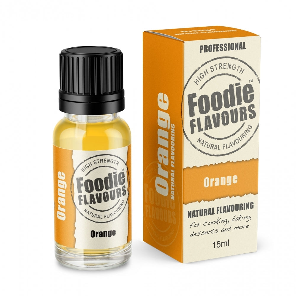 Foodie Flavours Orange - Natural Food Flavouring 15ml