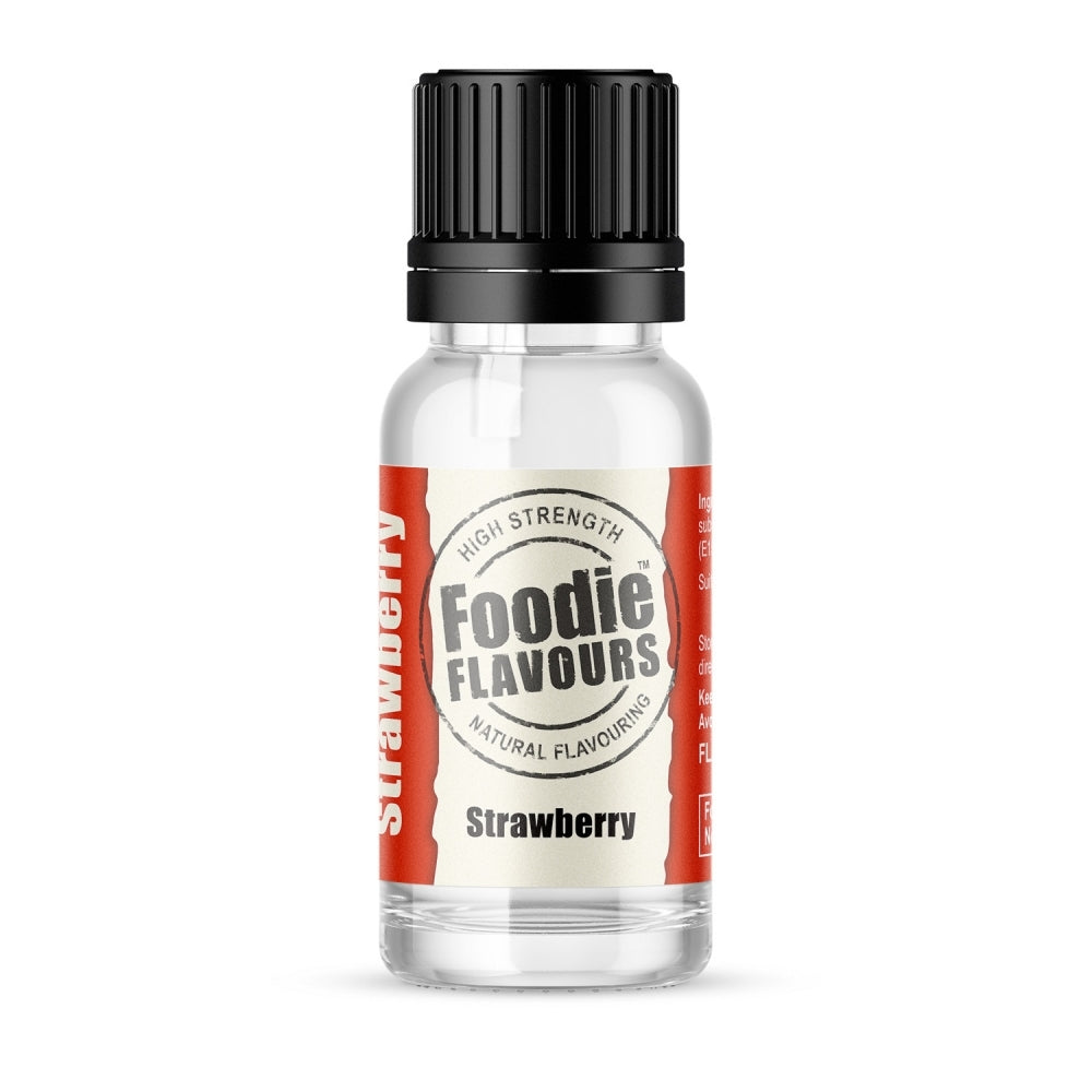 Foodie Flavours Strawberry - Natural Food Flavouring 15ml