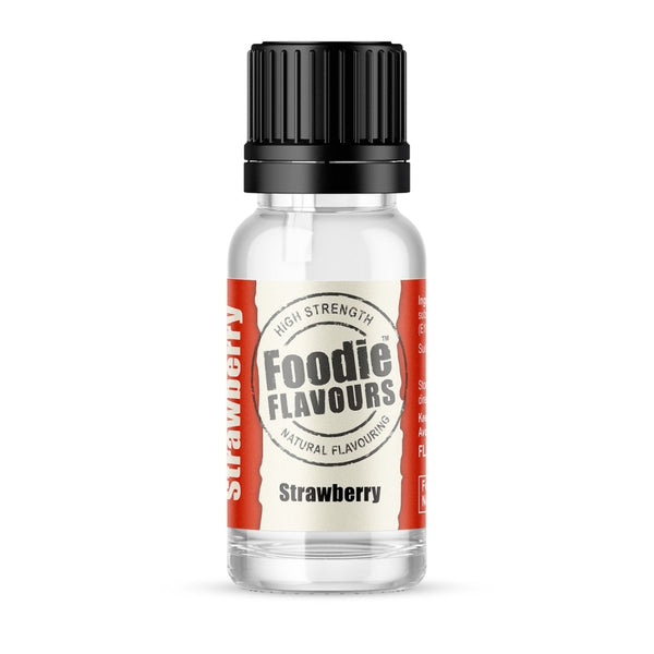 Foodie Flavours Strawberry - Natural Food Flavouring 15ml