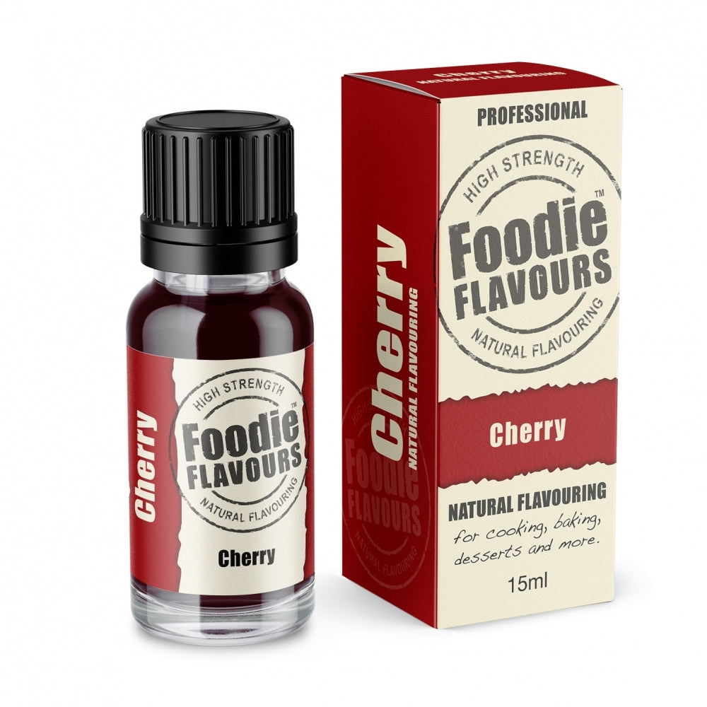 Foodie Flavours Cherry - Natural Food Flavouring 15ml
