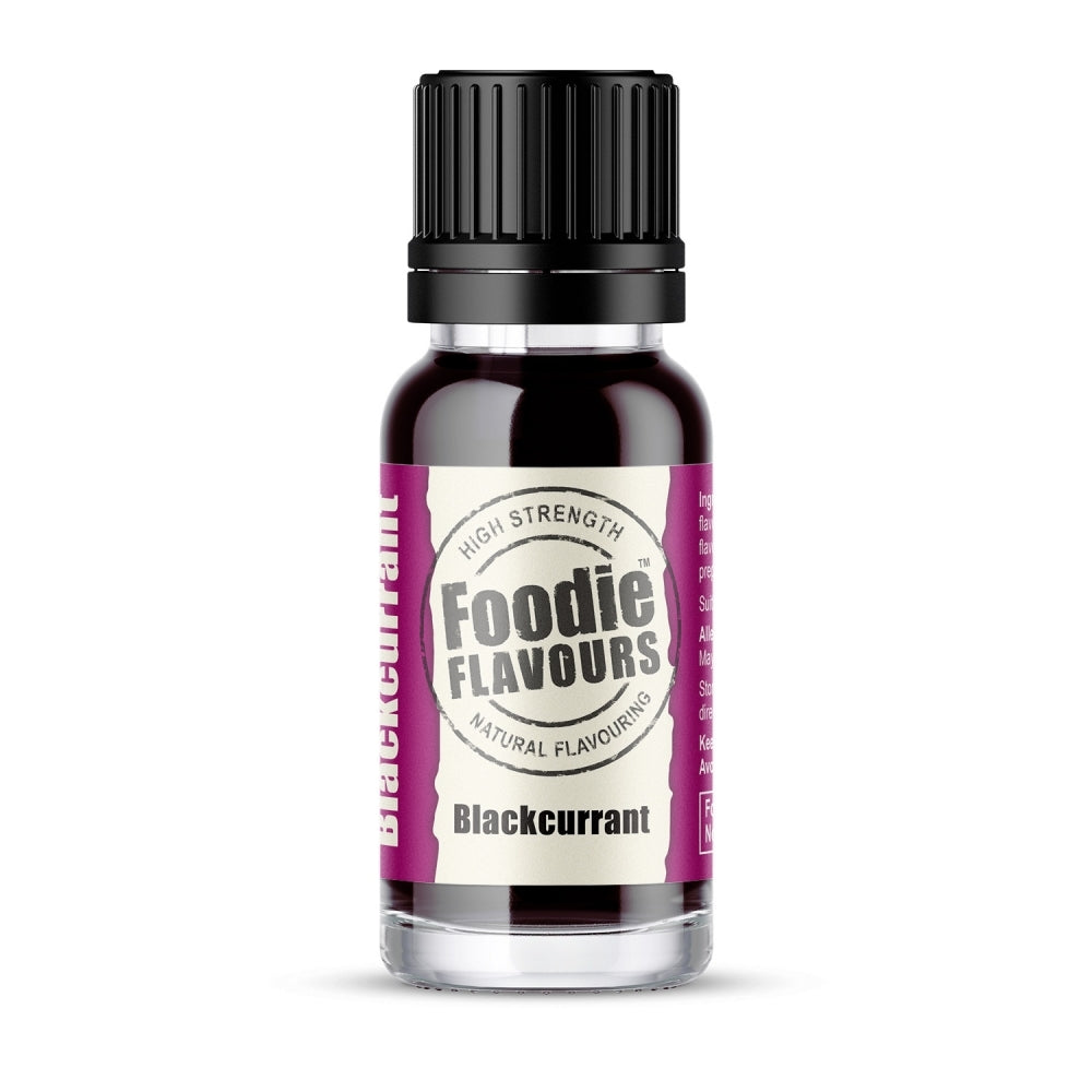 Foodie Flavours Blackcurrant - Natural Food Flavouring 15ml