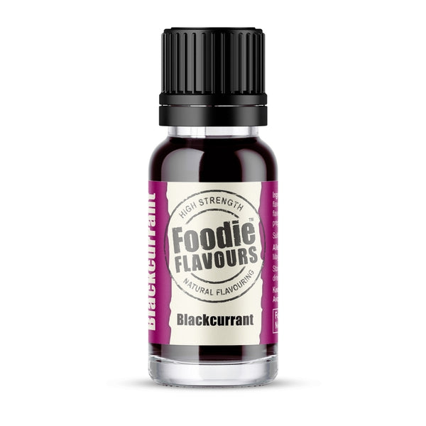 Foodie Flavours Blackcurrant - Natural Food Flavouring 15ml