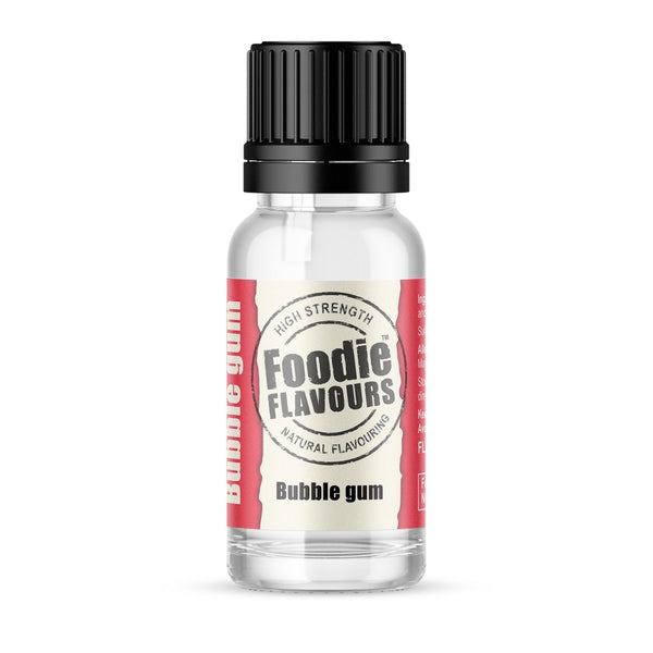 Foodie Flavours Bubblegum - Natural Food Flavouring 15ml