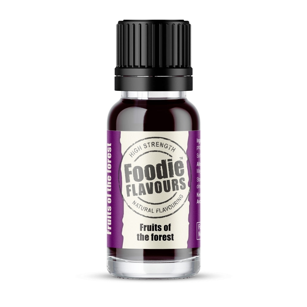 Foodie Flavours Fruits of the Forest - Natural Food Flavouring 15ml