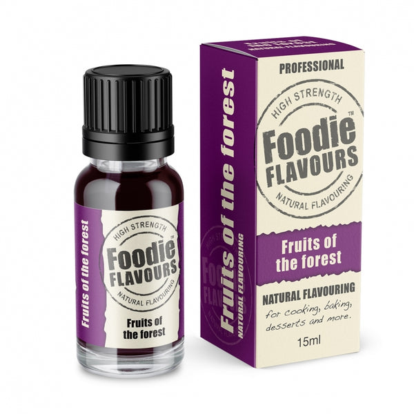 Foodie Flavours Fruits of the Forest - Natural Food Flavouring 15ml
