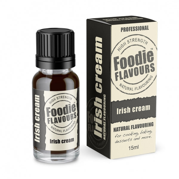 Foodie Flavours Irish Cream - Natural Food Flavouring 15ml