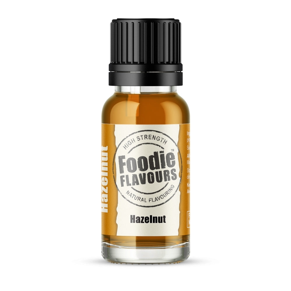 Foodie Flavours Hazelnut - Natural Food Flavouring 15ml